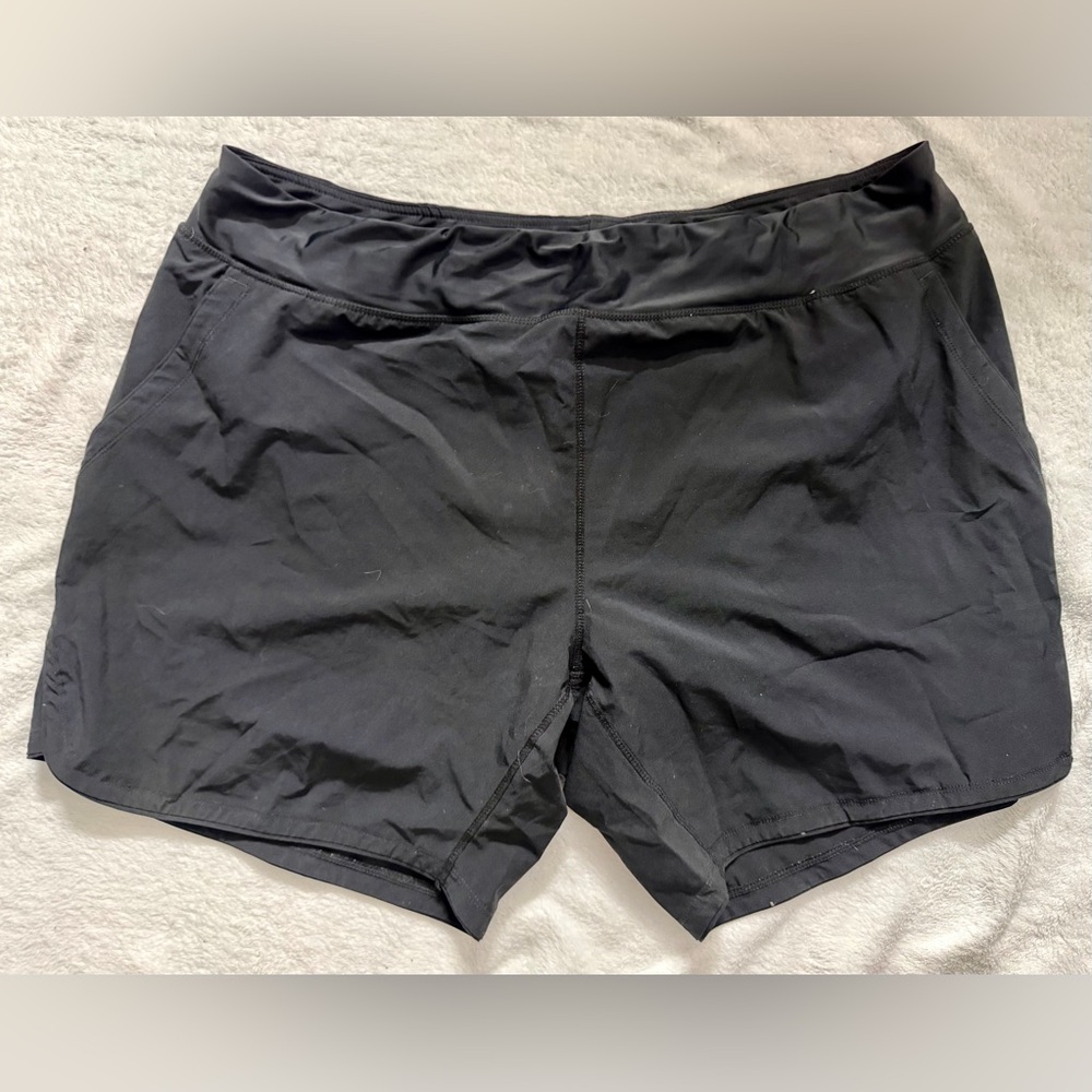 Women’s Black Active Stretch Swim Shorts